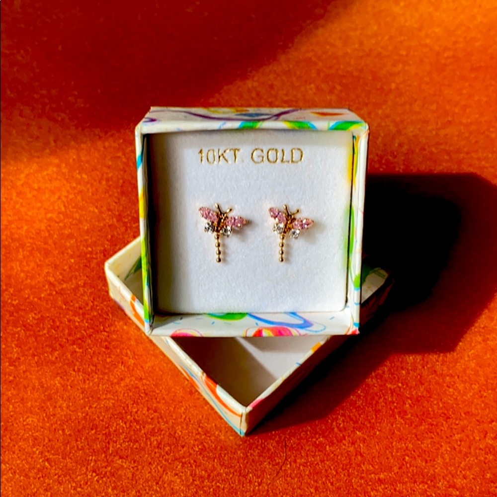 Baby Girl’s First Earrings ~ 10KT Gold